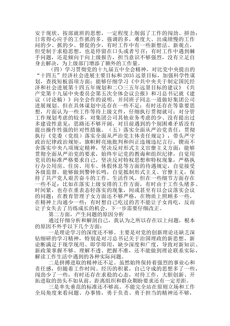 2024年度对照检查_第2页