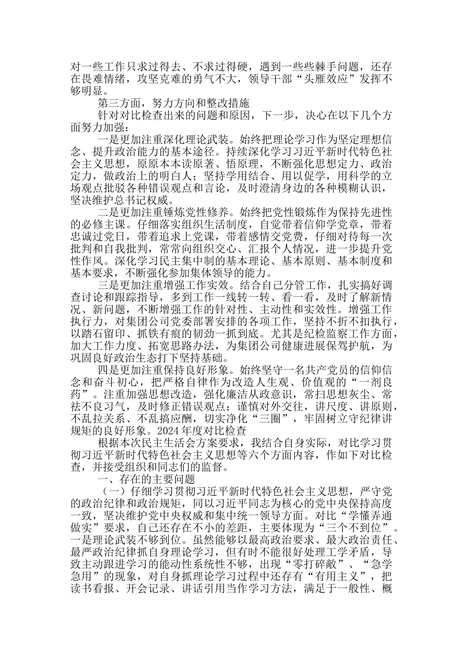 2024年度对照检查_第3页