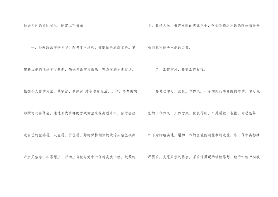 2024年度批评与自我批评个人发言材料_第2页