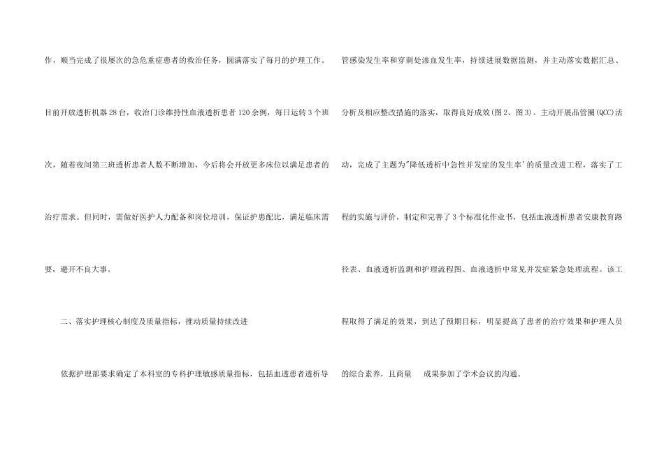 2024年度血透室护士长工作总结_第2页