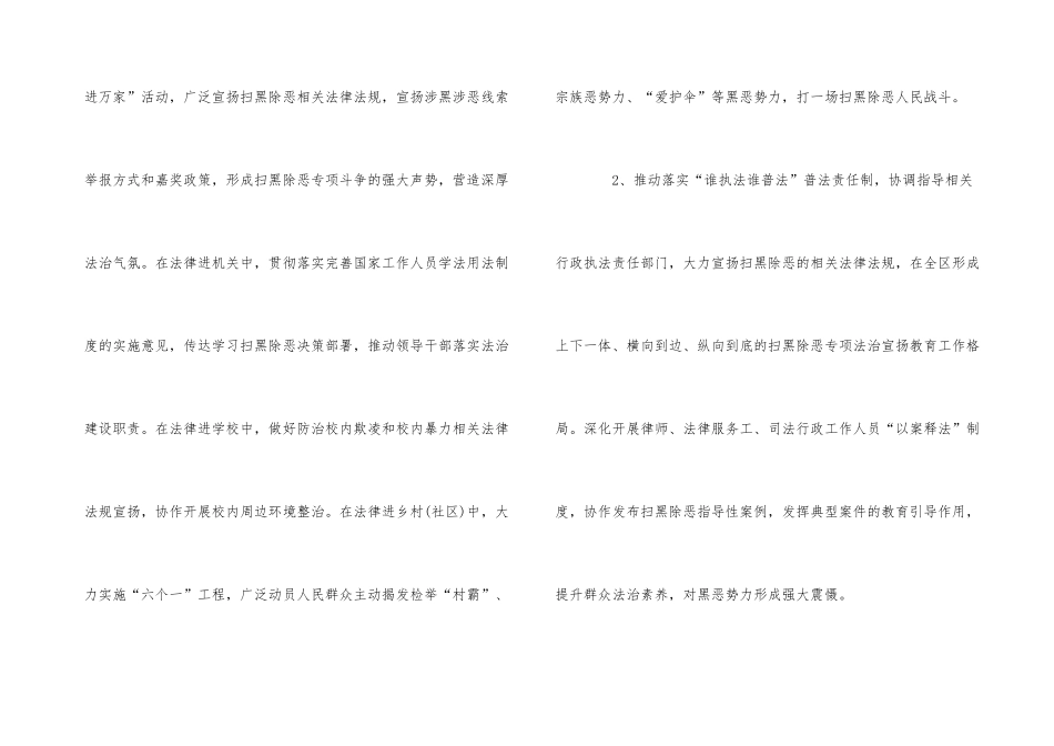 2024年扫黑除恶专项斗争工作方案_第3页