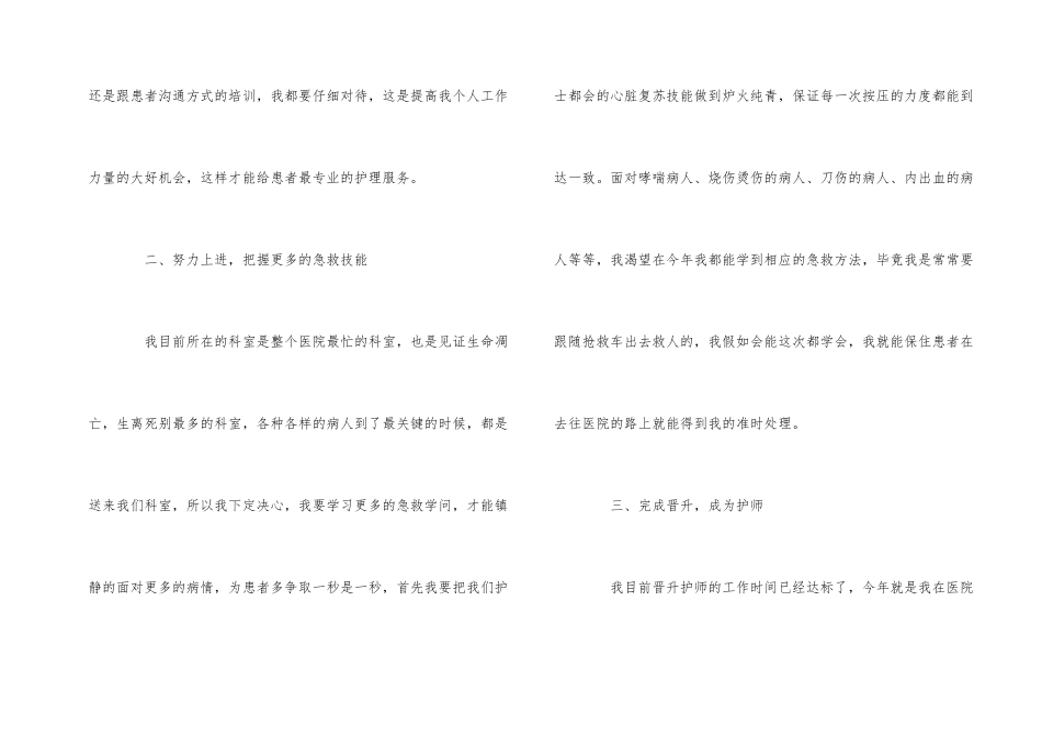 2024年护士个人工作计划范例五篇_第2页