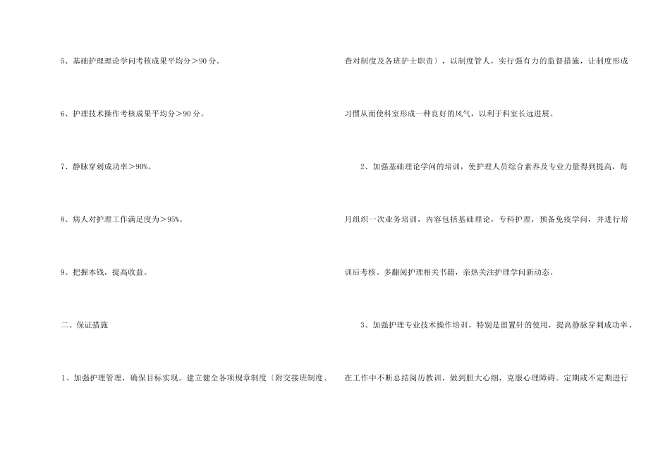 2024年护理部护理工作计划_第2页
