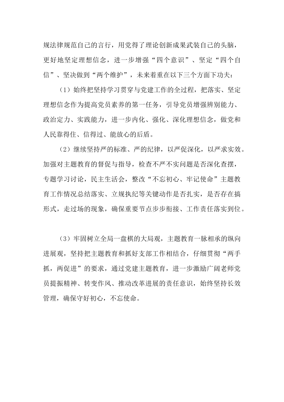 2024年教工党支部工作总结_第3页