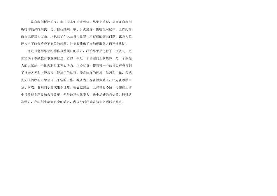 2024年整顿心得体会1000字_第2页