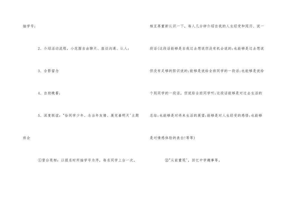 2024年春节同学聚会策划方案_第3页