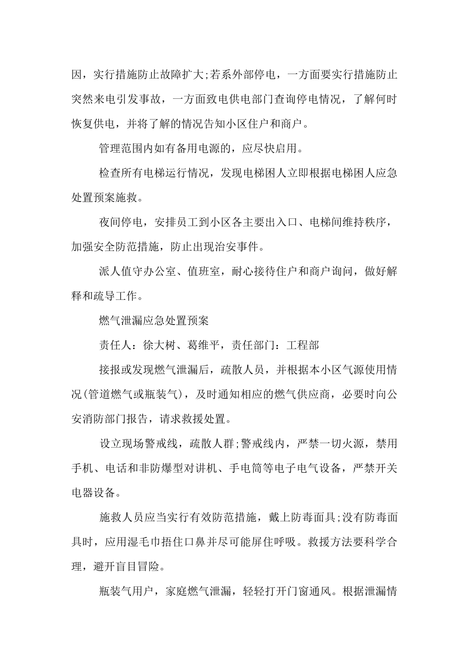 2024年春节期间应急预案_第3页