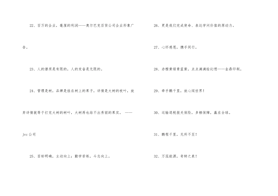 2024年有创意的企业口号合集50句_第3页