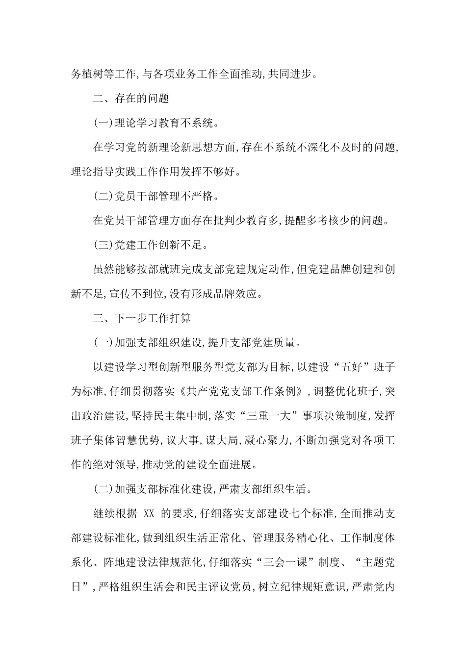 2024年某局党支部工作总结_第3页