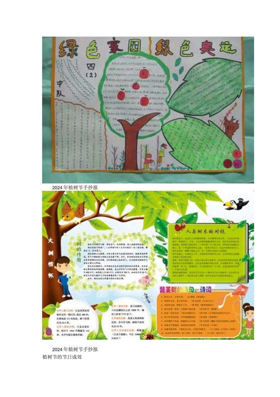 2024年植树节手抄报_第2页
