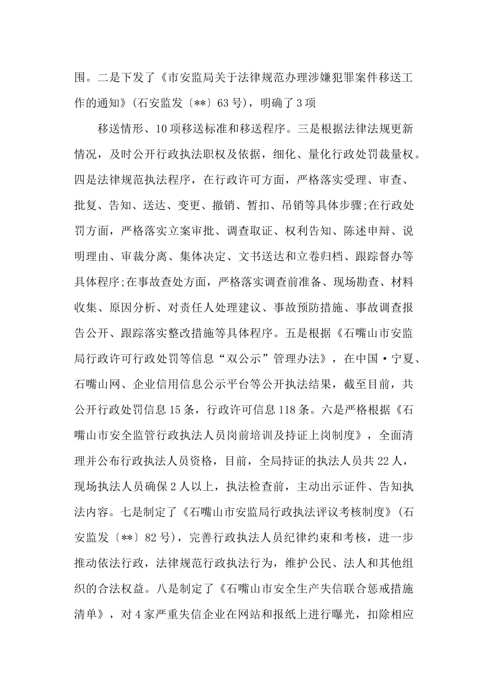 2024年法治政府建设综合督察自查报告_第2页