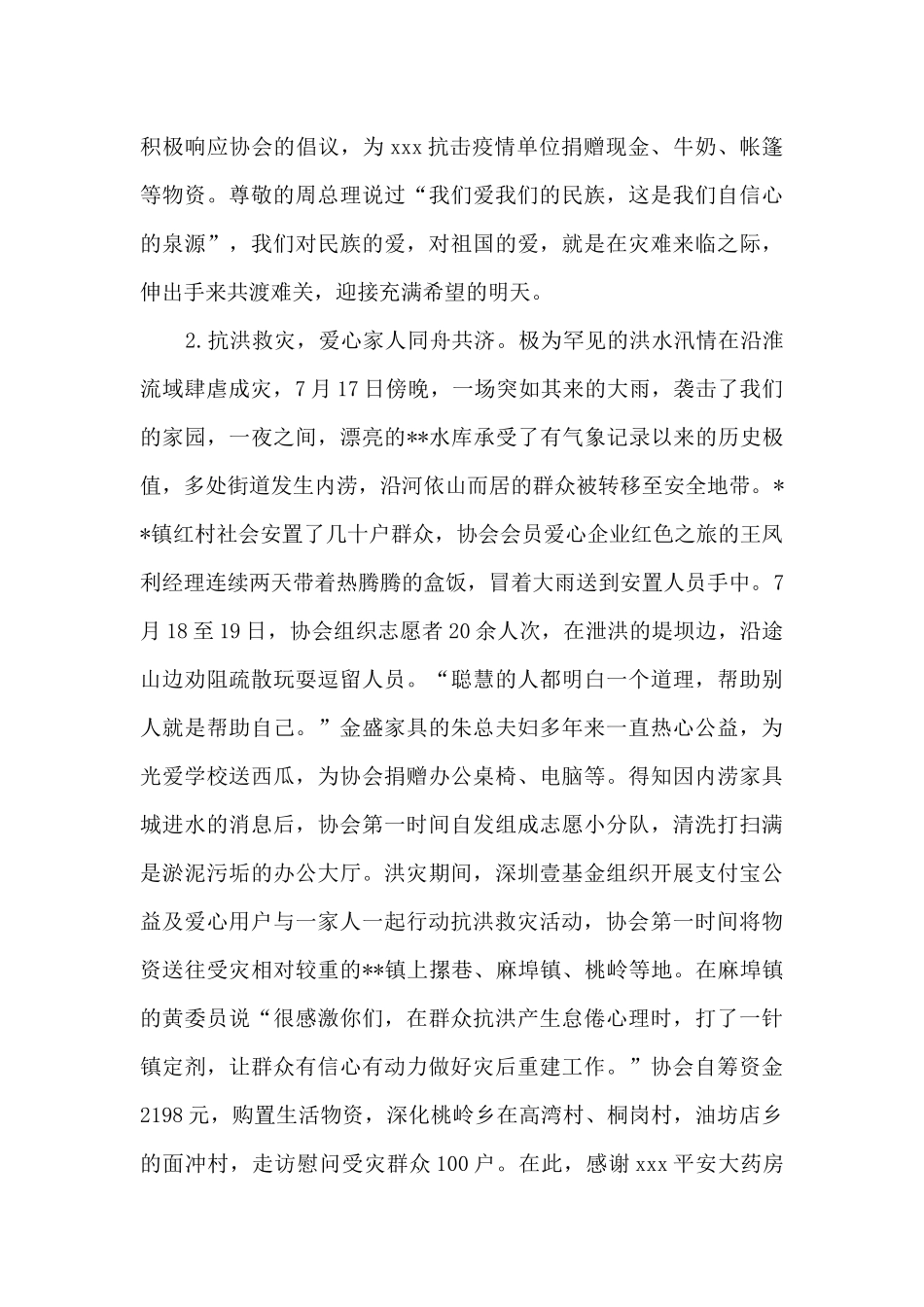 2024年爱心公益协会工作报告_第3页