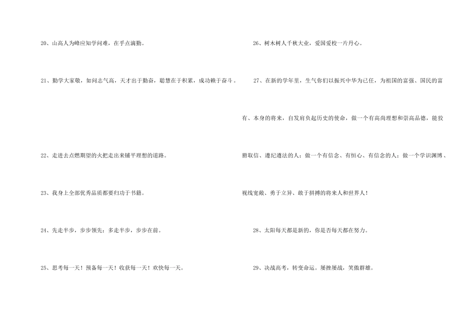 2024年的励志标语集锦74条_第3页