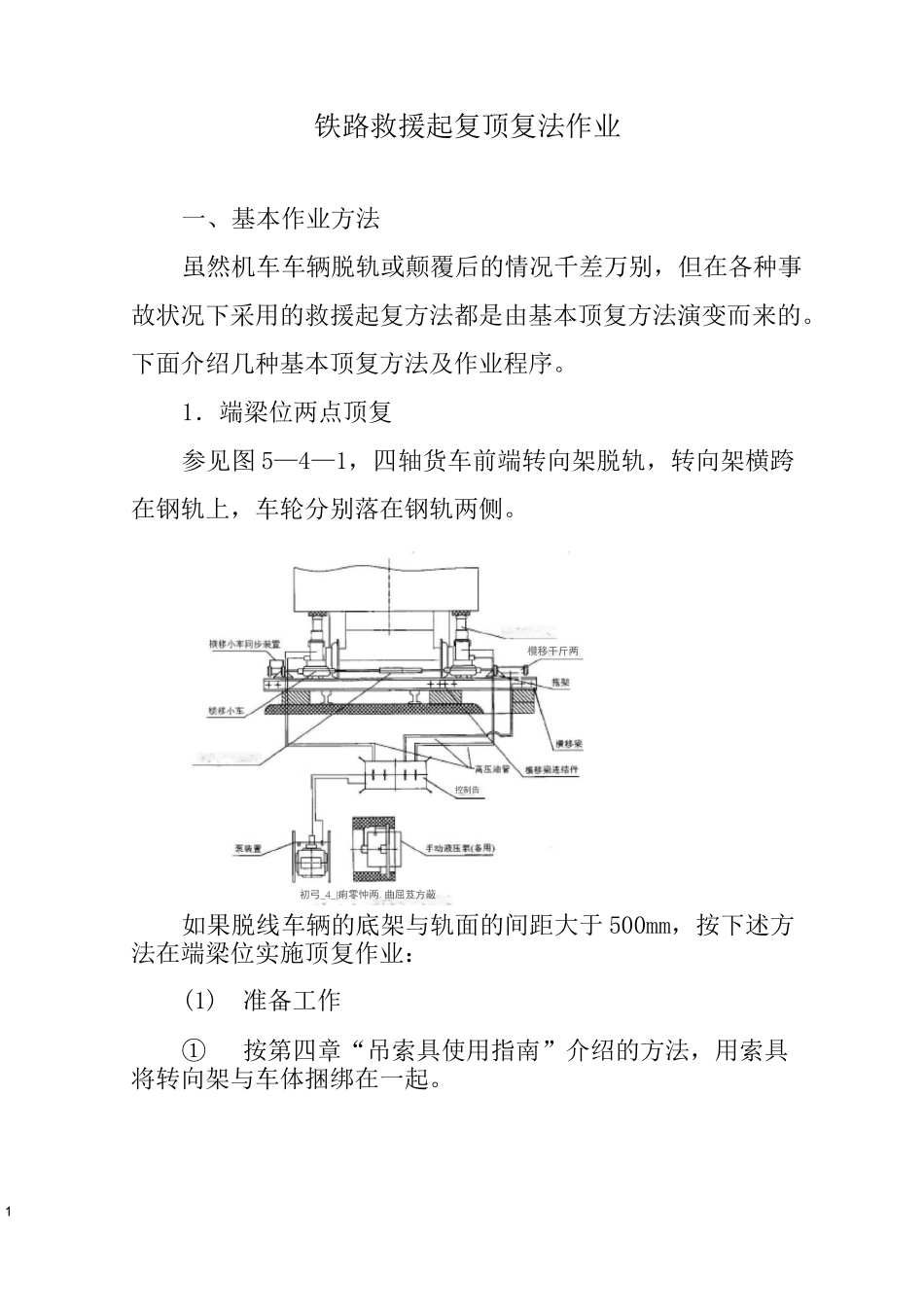铁路救援起复顶复法作业_第1页