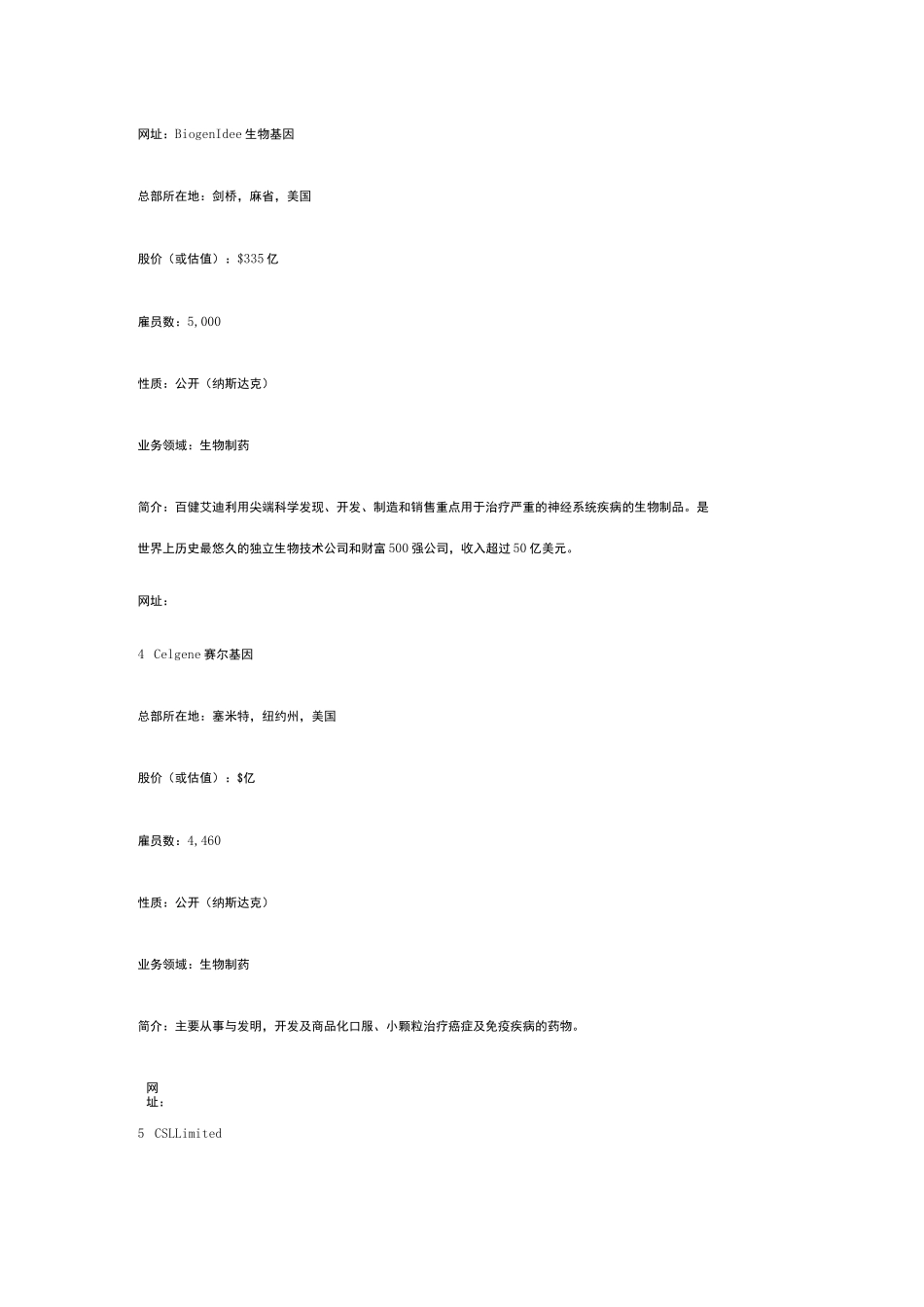 世界顶级生物技术公司排名_第3页