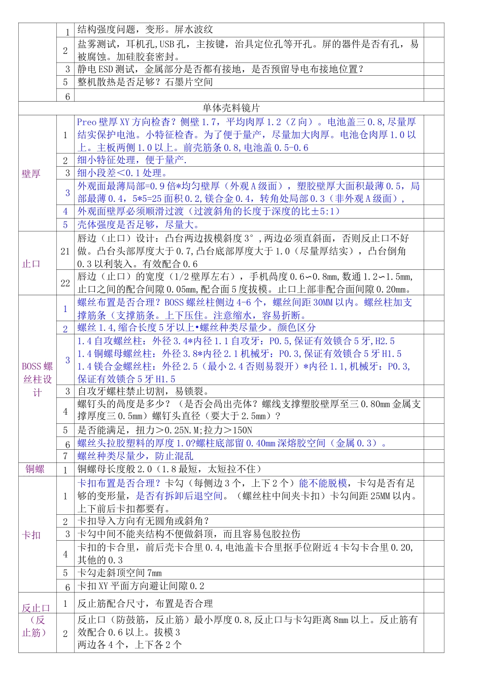 手机结构设计检查表_第2页