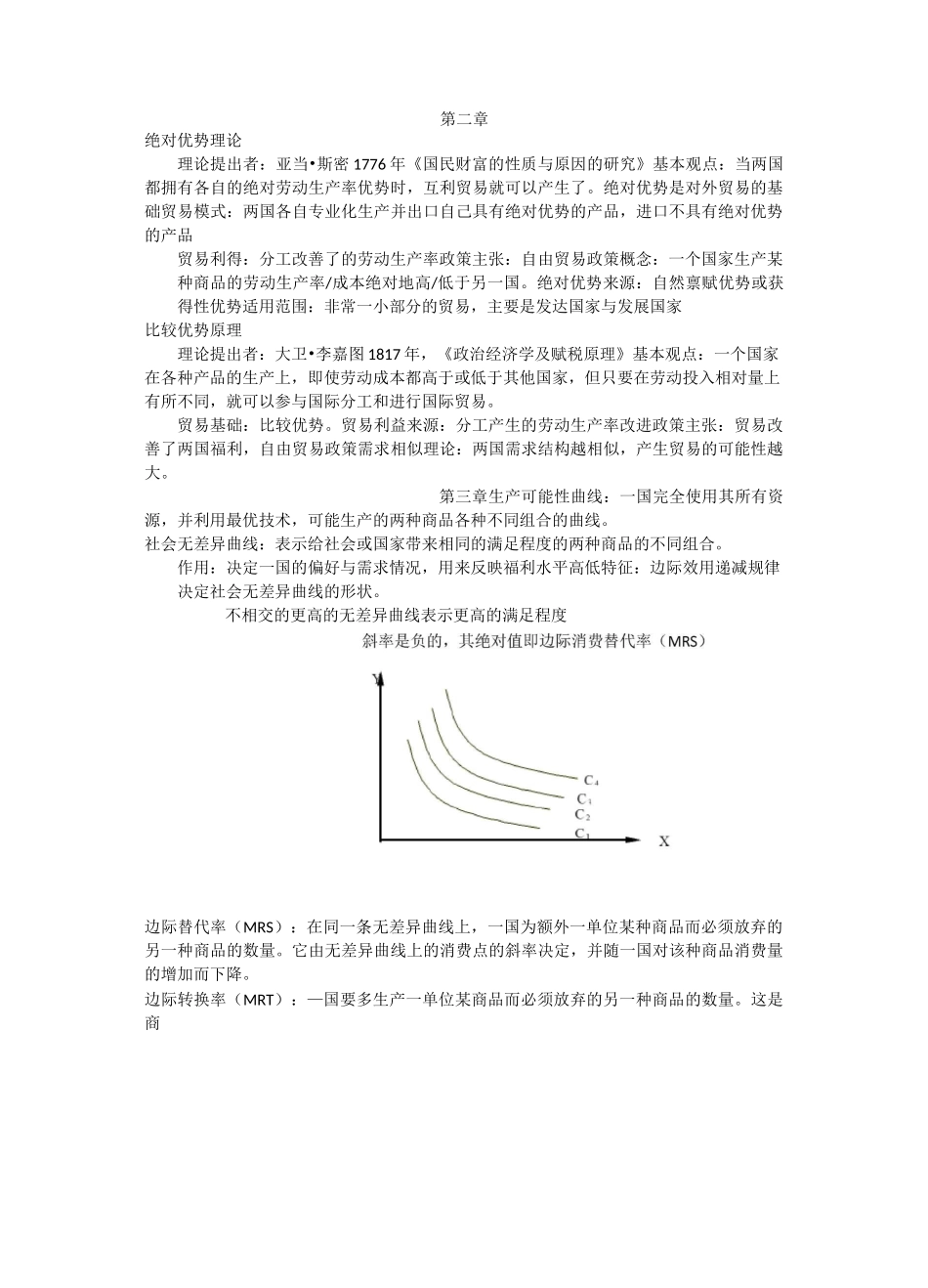 国际经济学重点_第1页
