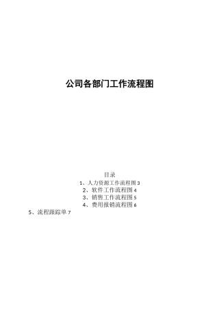 销售公司的工作流程图