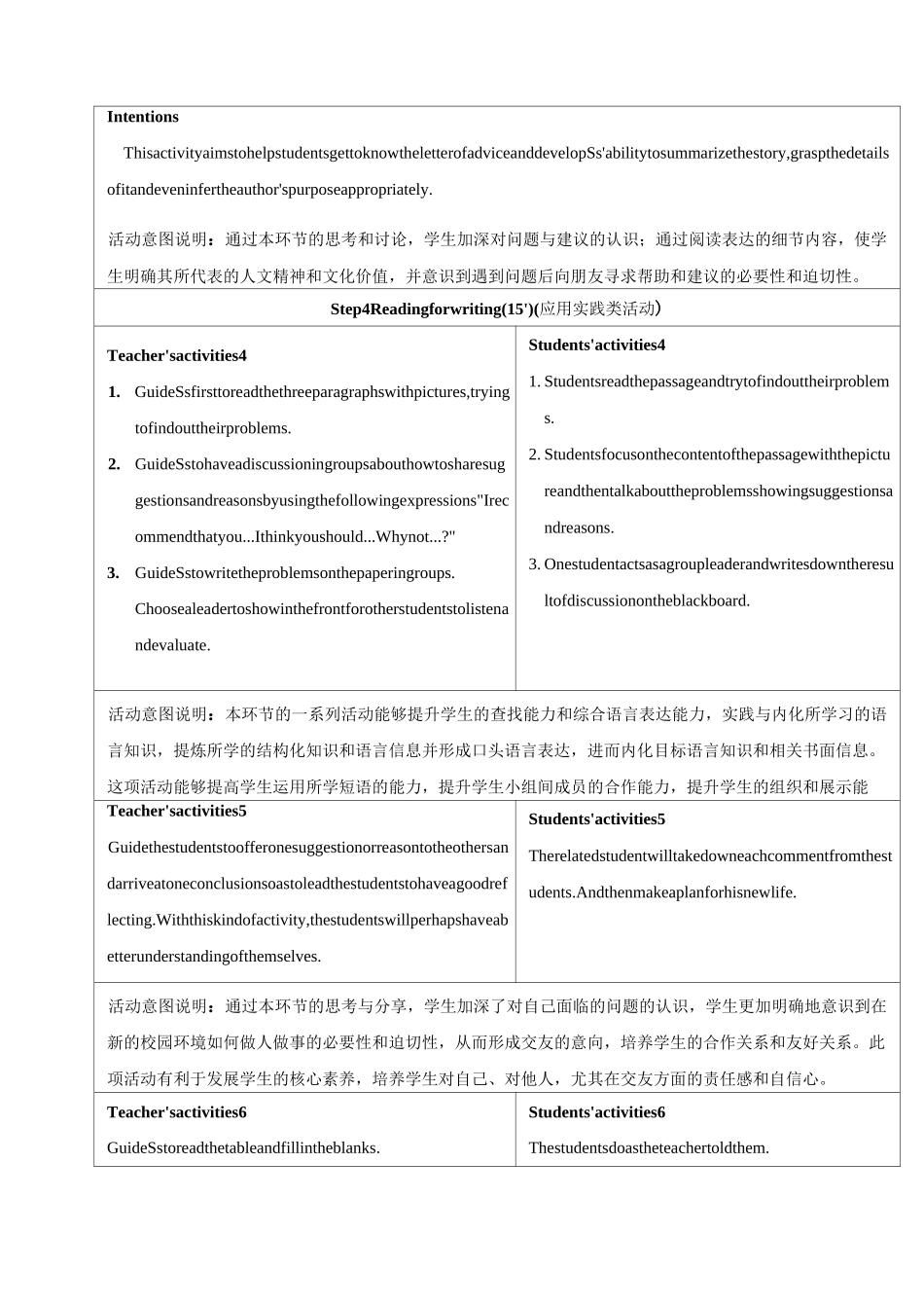 新人教版 必修一 Unit 1 Teenage Life 读写课1 教 (1)_第3页