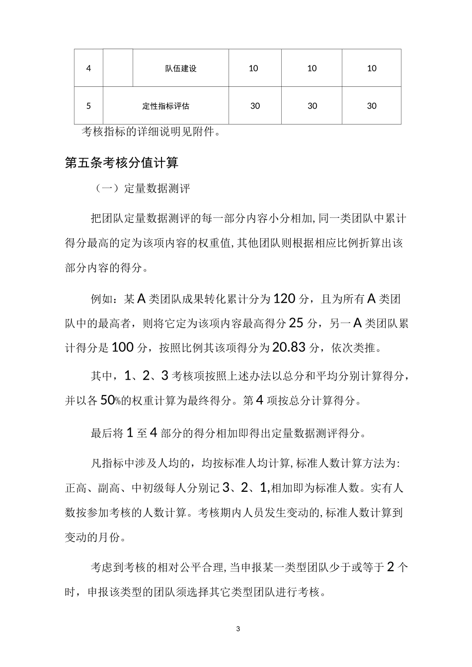 某所科研团队绩效考核方案_第3页