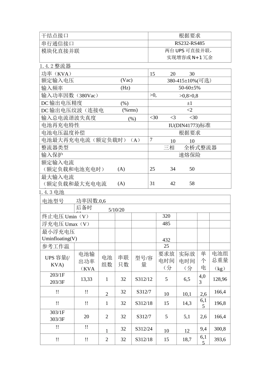 不间断电源UPS维护检修规程_第3页