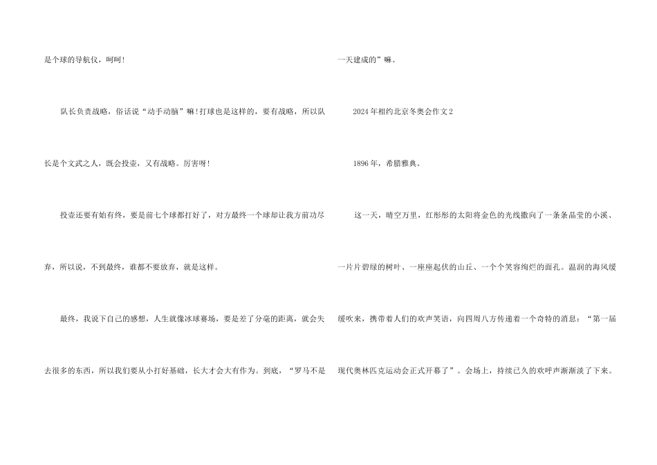 2024年相约北京冬奥会5篇_第2页