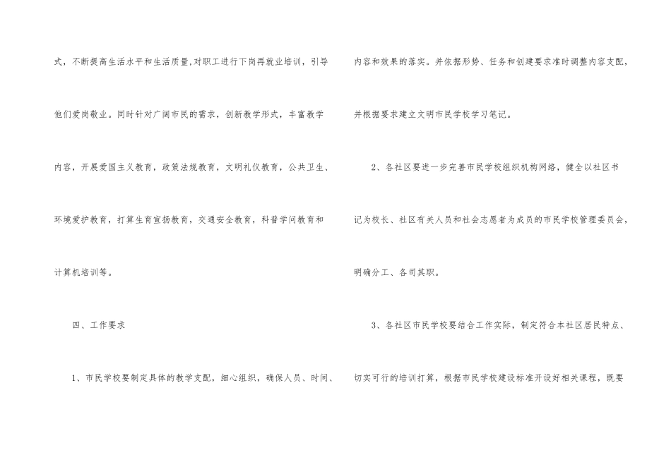 2024年社区市民学校工作计划_第3页