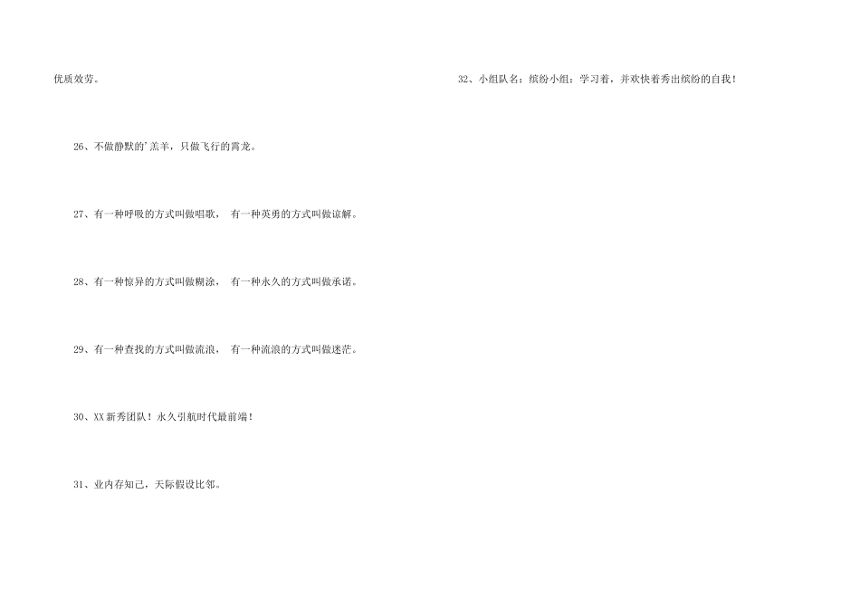 2024年积极向上的团队口号集锦32条_第3页