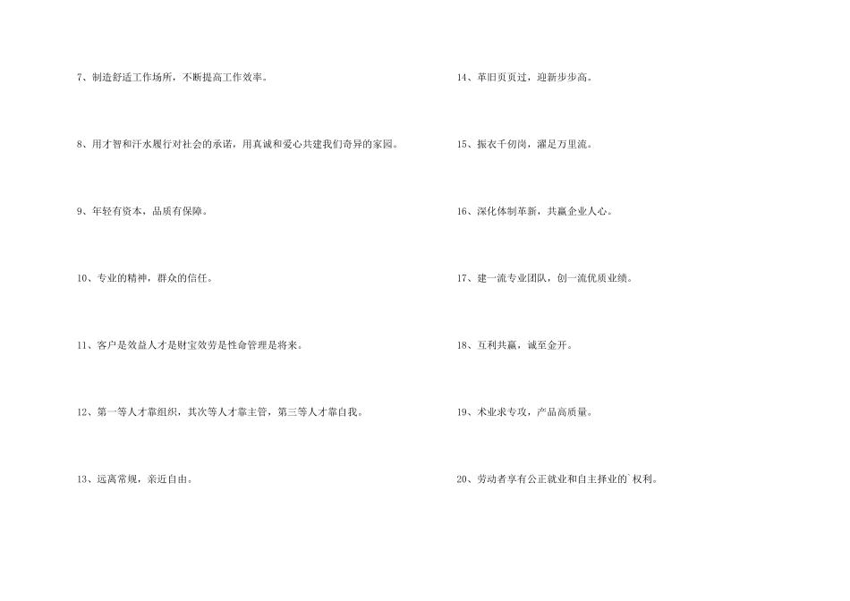 2024年纺织企业的口号锦集39句_第2页