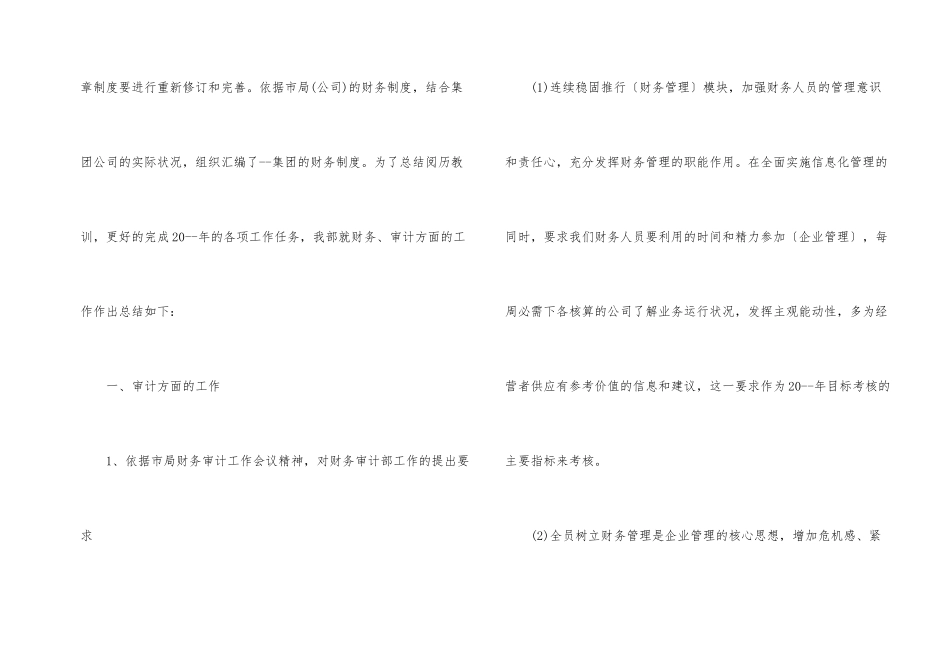 2024年终财务审计工作总结10篇_第2页