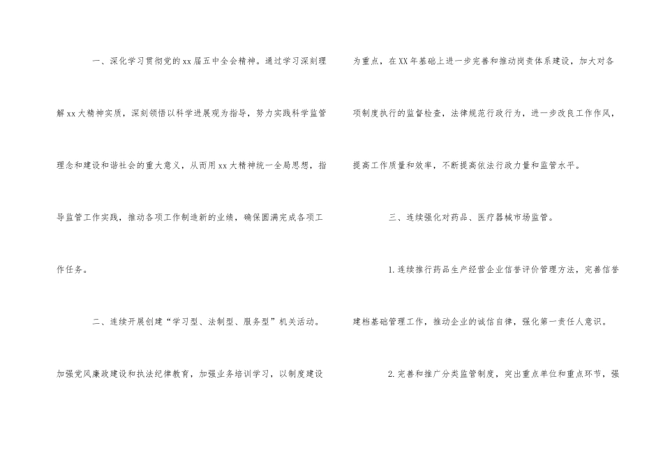 2024年药监局工作计划_第2页