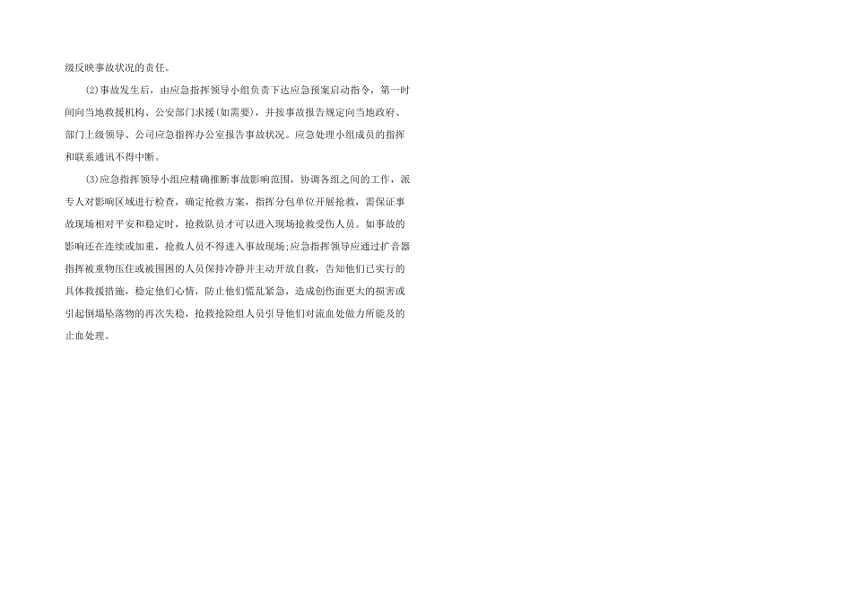 2024年起重机械事故应急救援预案范本_第3页