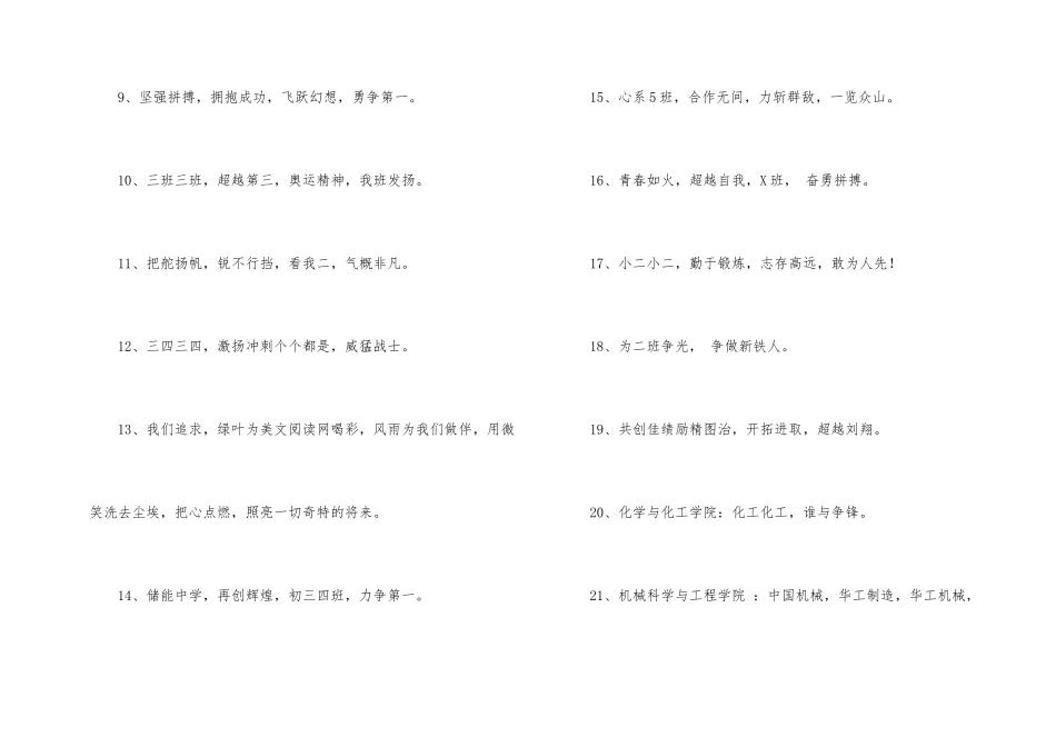 2024年运动会口号大合集55句_第2页
