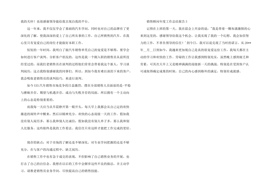 2024年销售顾问年度工作总结报告_第2页
