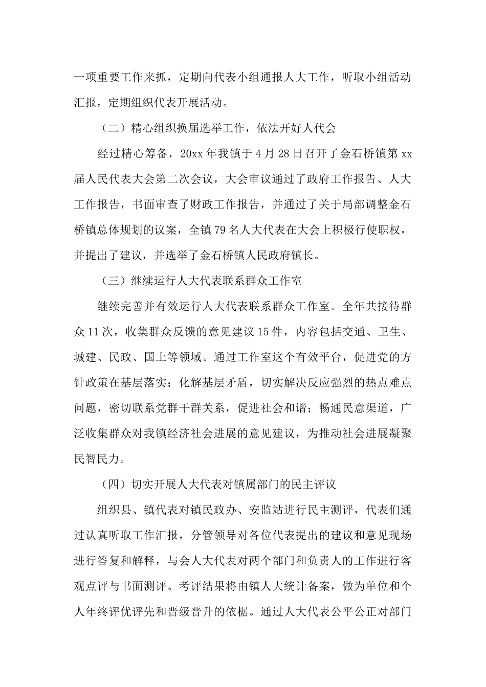 2024年镇人大工作总结报告_第2页