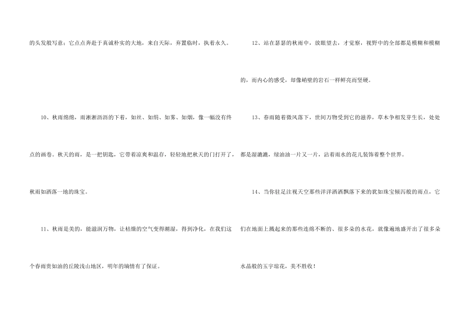 2024年雨优美语句摘录39条_第3页