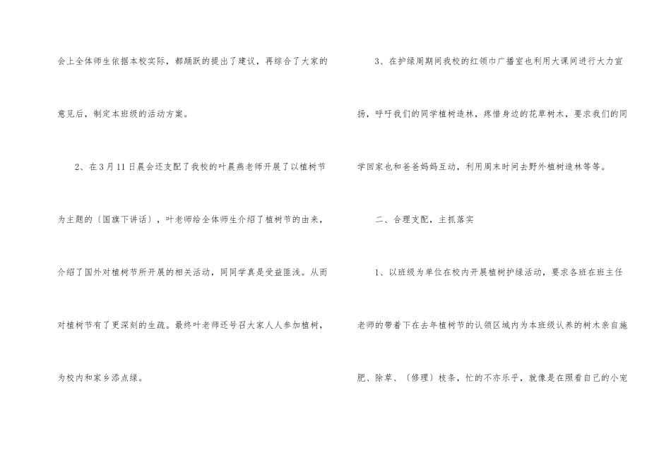 2024开展植树节活动总结_第2页