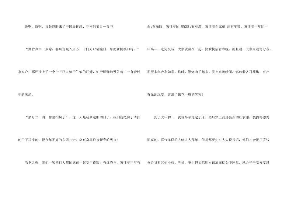 2024快乐过春节700字_第3页