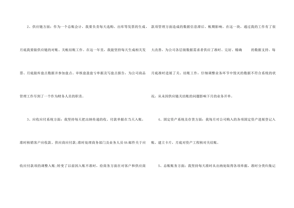 2024总账会计个人年终工作总结3篇_第2页