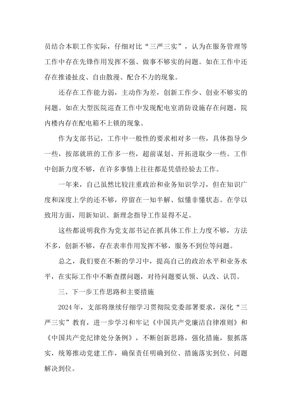 2024支部书记个人述职报告_第3页