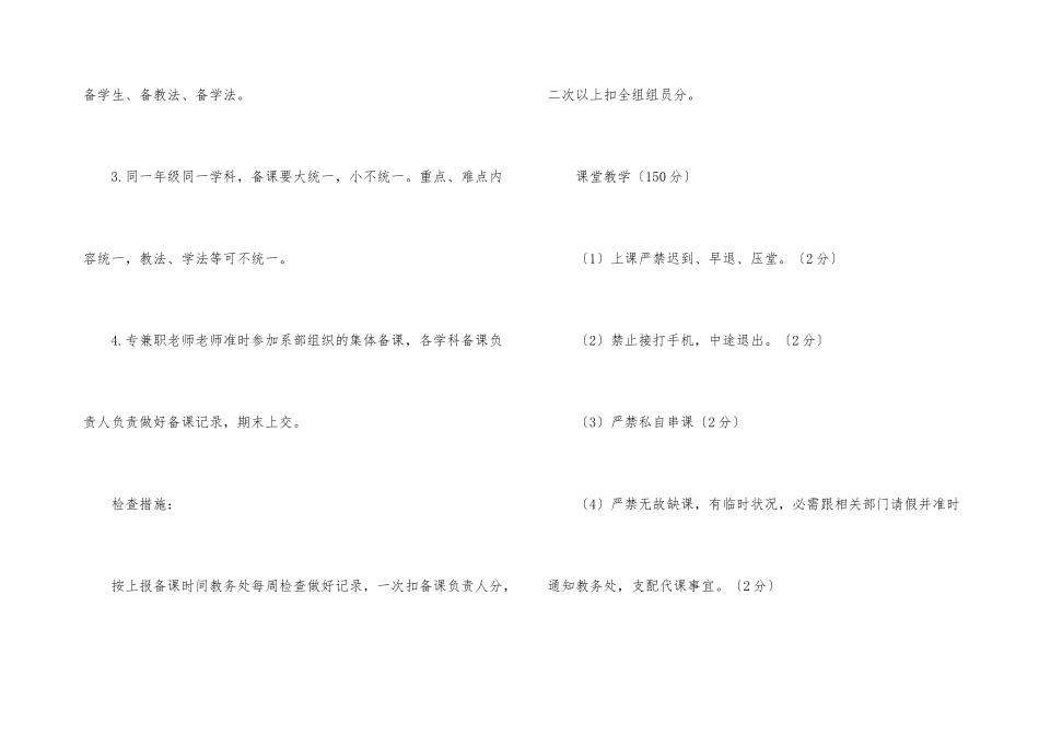 2024教学常规工作量化考核方案_第3页