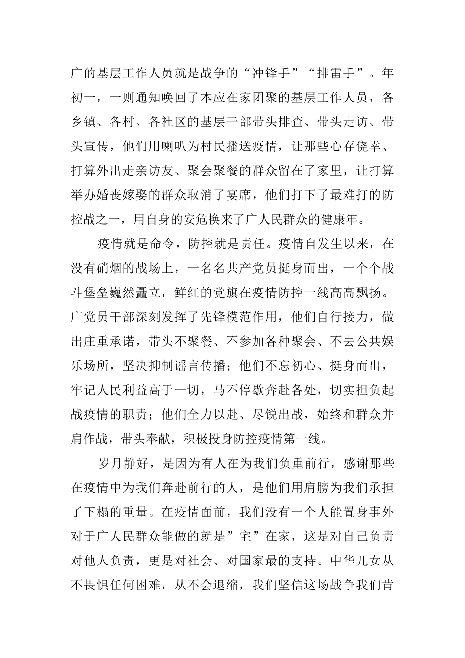 2024新冠肺炎防治工作总结_第2页