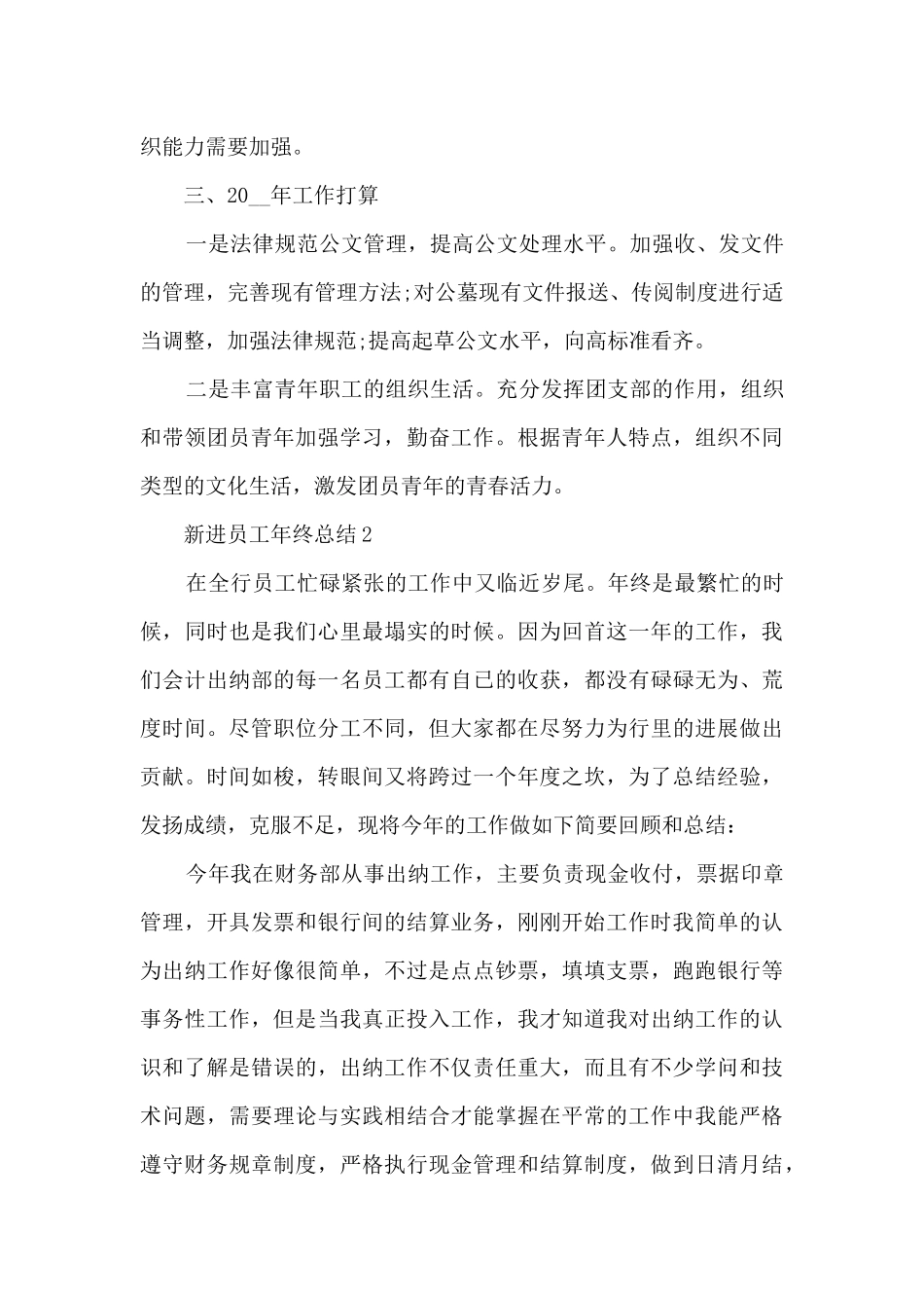 2024新进员工年终总结5篇1500字_第3页