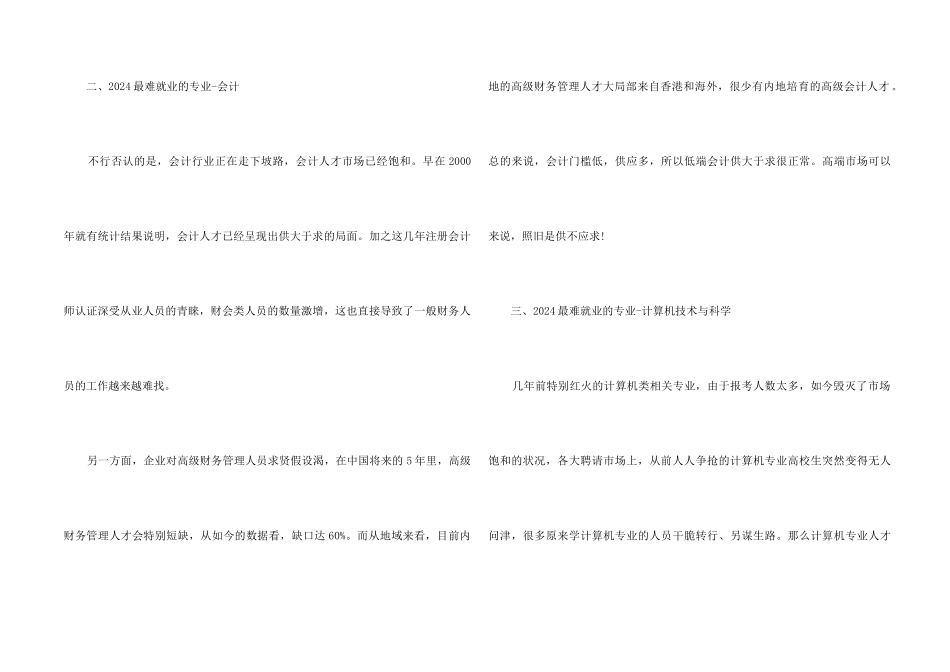 2024最难就业专业有哪些_第2页