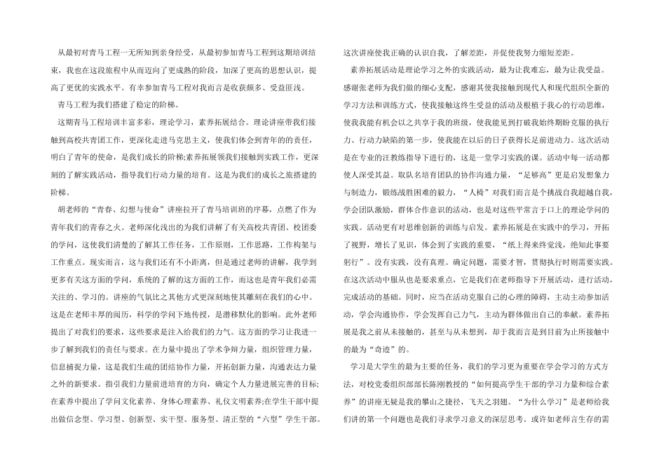 2024湖南青马实践报告「大学生篇」_第2页