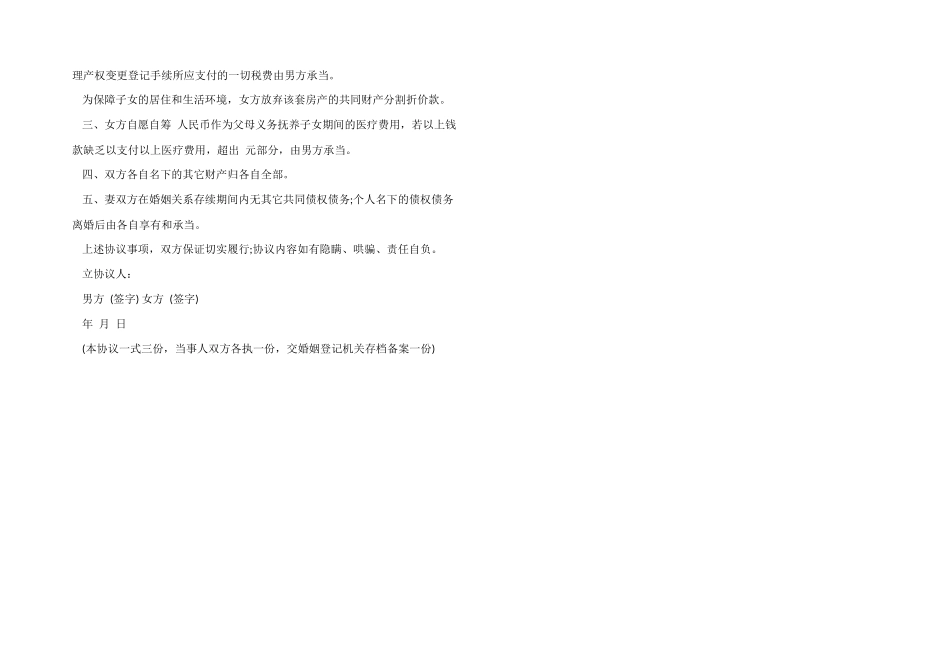 2024离婚协议书的格式_第2页
