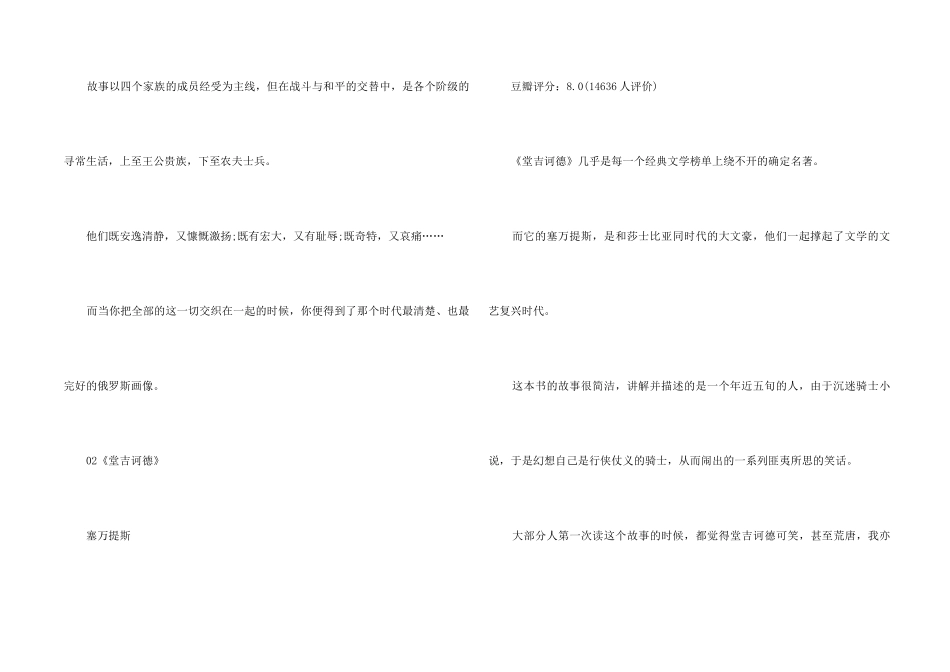 2024经典近代名著书籍大全_第2页