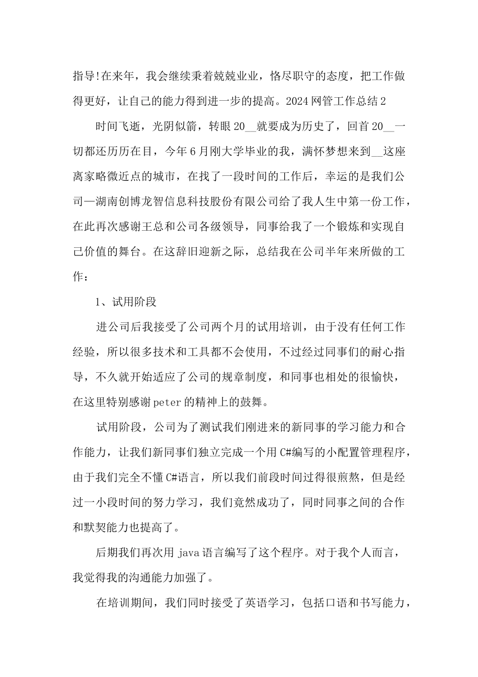 2024网管工作总结_第3页