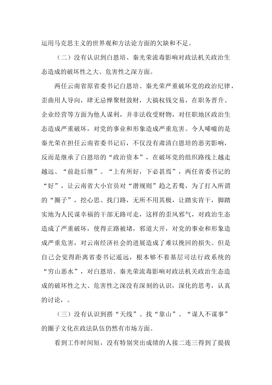 2024肃清流毒个人发言材料_第2页