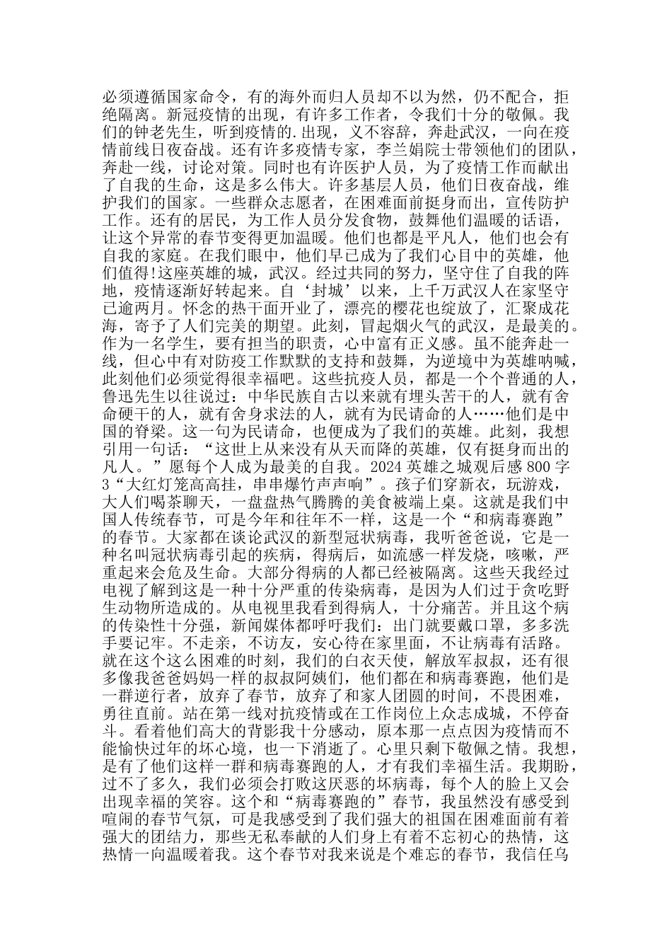 2024英雄之城观后感800字_第2页